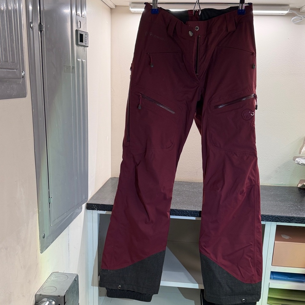 Mammut Women's Dark Red Outdoor Pants